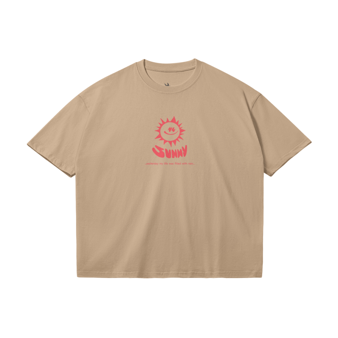 "SUNNY LOGO" 190 GSM Unisex Loose TEE - Image 7